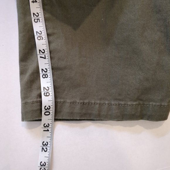 H & M Women's Dark Green Straight Leg Pants, Size 6 - Picture 8 of 9